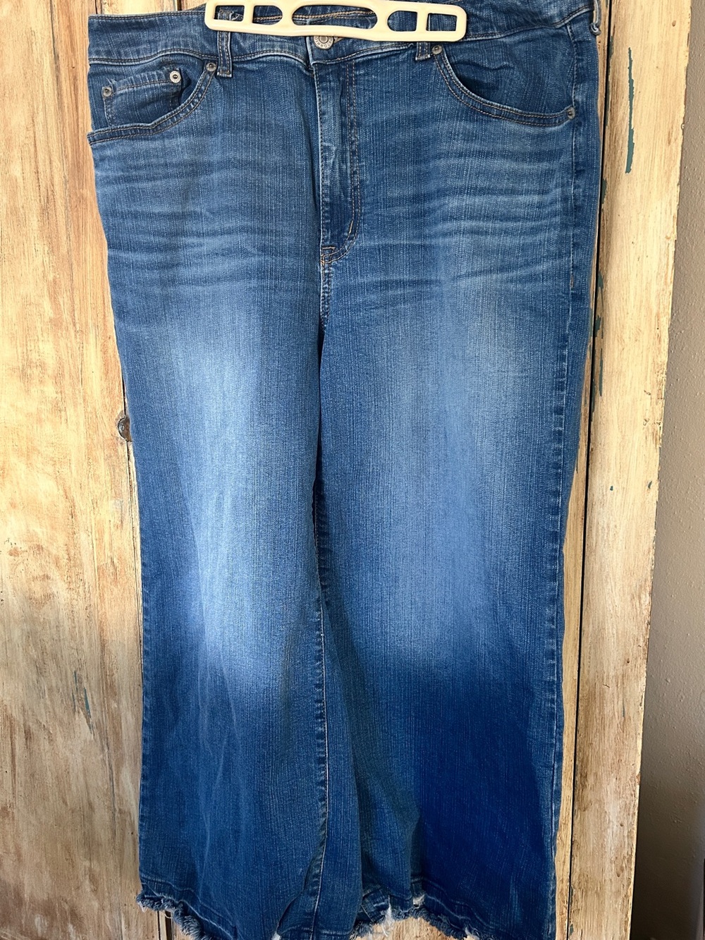 torrid Medium Wash Wide-Leg Flare Jeans